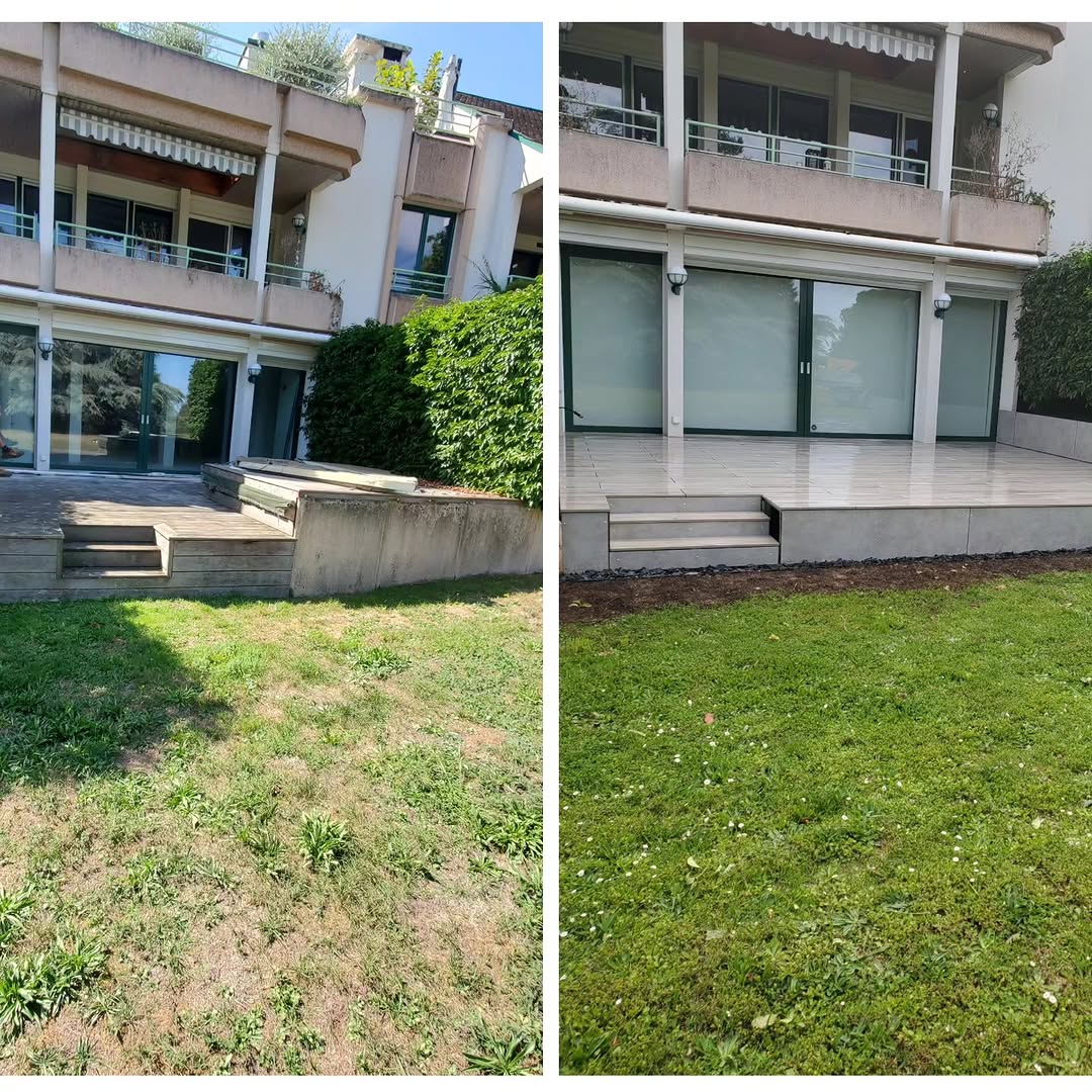 Before and after project — 
