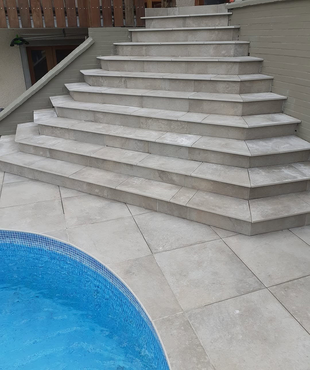 Imperial staircase: steps laid